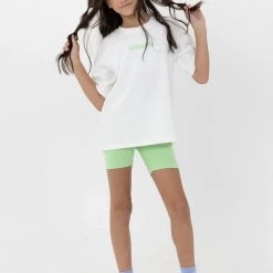 Haimz Wear Short Sleeve Tee | Lime Bubble Print Tops
