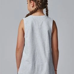 Running Bare Girl | Easy Rider Muscle Tank | Snow Marle