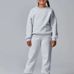 Running Bare Girl | Legacy Sweat Pants | Snow Marle Bottoms