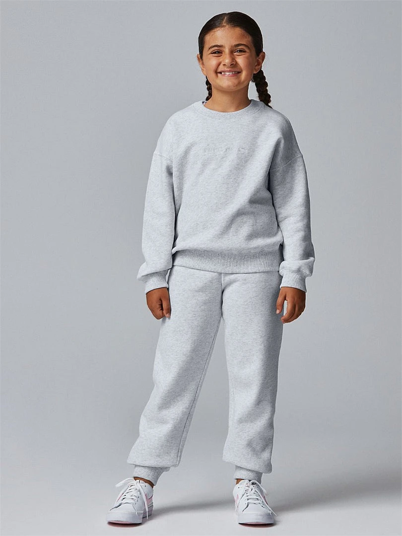 Running Bare Girl | Legacy Sweat Pants | Snow Marle Bottoms