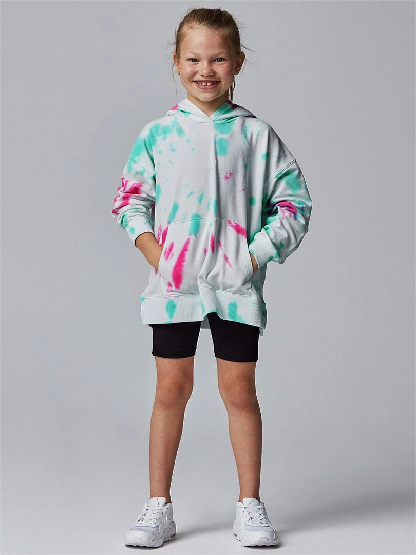 Running Bare Girl | Hair Toss Hoodie | Opal Tie Dye Tops