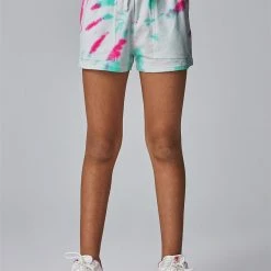 Running Bare Girl | Pocket To Me Short | Opal T-Dye Bottoms