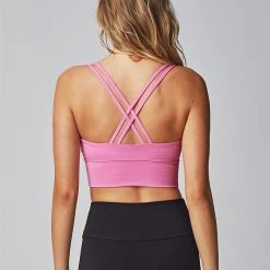 Running Bare Lotus Sports Bra | Bonbon Marle