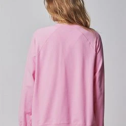 Tops Running Bare Laid Back Crew Sweat - Lip Gloss (Adult)