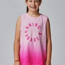 Running Bare Easy Rider Muscle Tank | Lipgloss Dip Dye (Child) Tops