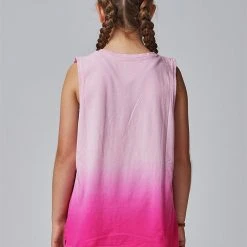 Running Bare Easy Rider Muscle Tank | Lipgloss Dip Dye (Child) Tops