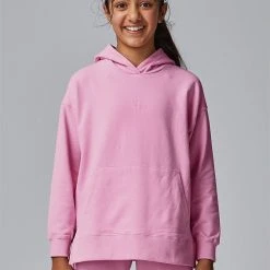 Running Bare Hair Toss Hoodie - Lip Gloss (Girls)
