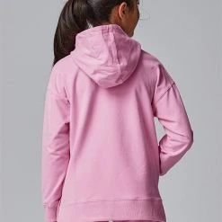 Running Bare Hair Toss Hoodie - Lip Gloss (Girls)