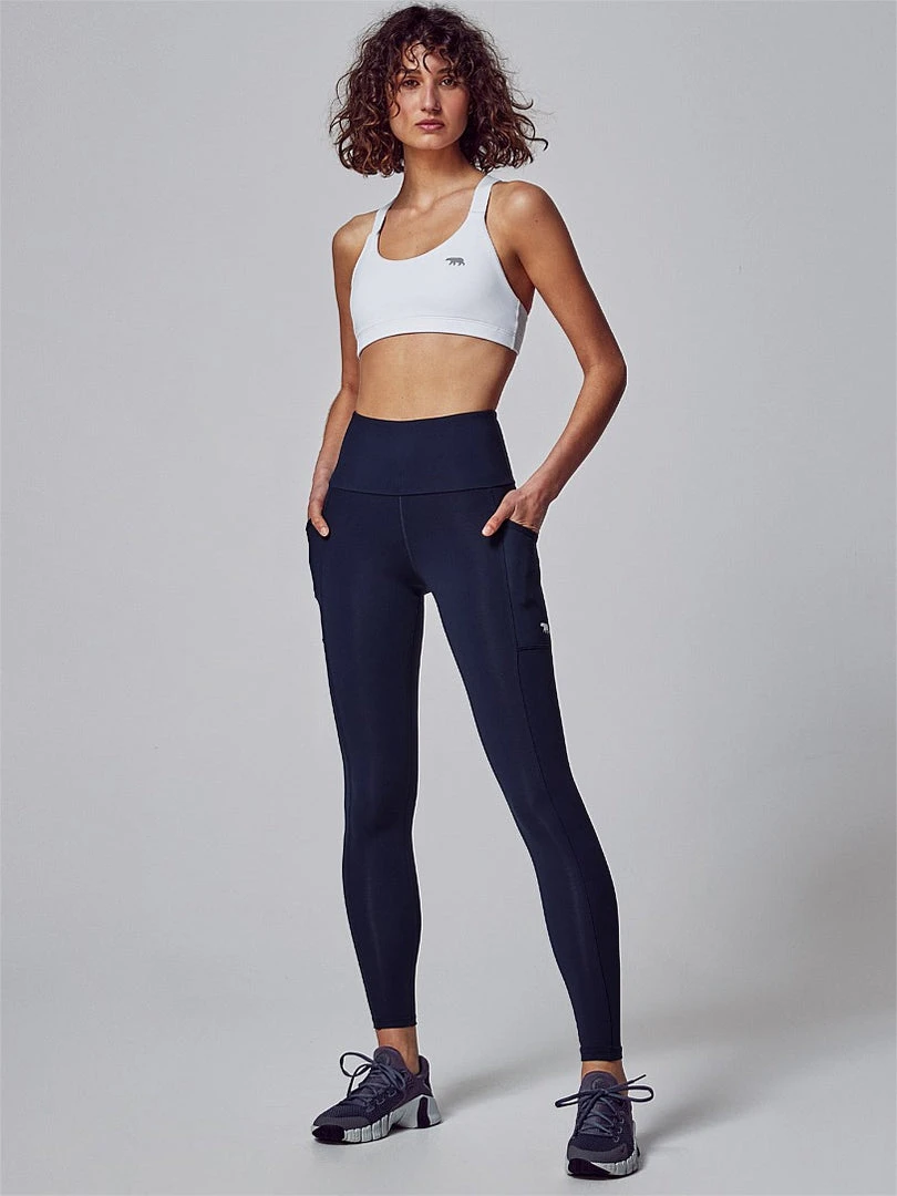 Running Bare Power Moves Ab-Waist Tight | Crew Bottoms