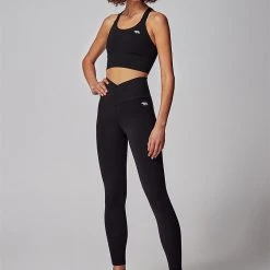 Running Bare Karma Full Length Tight | Black Bottoms