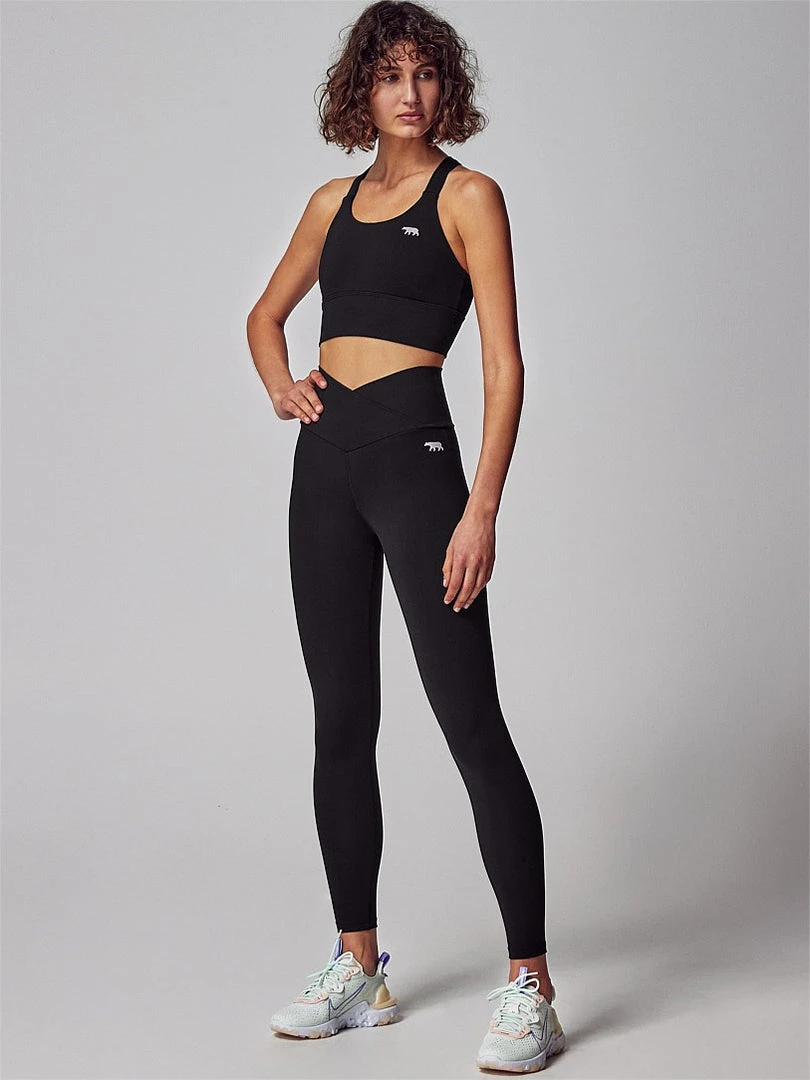 Running Bare Karma Full Length Tight | Black Bottoms