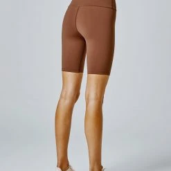 Running Bare Studio Ab-Tastic Bike Short - Toffee (Adult) Bottoms