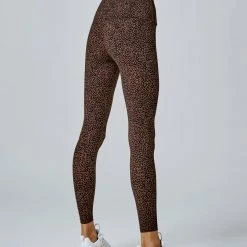 Running Bare Fight Club Ab-Waist Leggings - Winnie