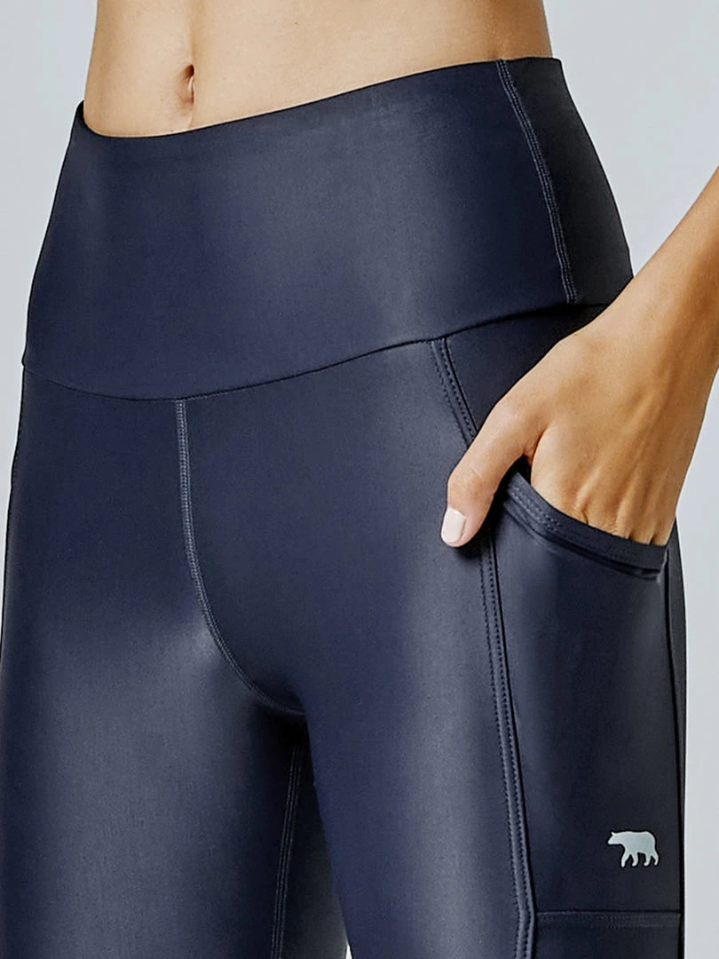 Running Bare Power Moves Ab-Waist Bike Tight (Adult)