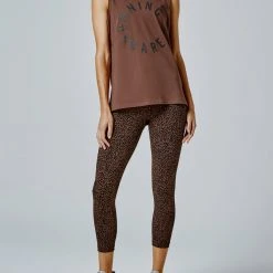 Tops Running Bare Easy Rider Muscle Tank - Chestnut