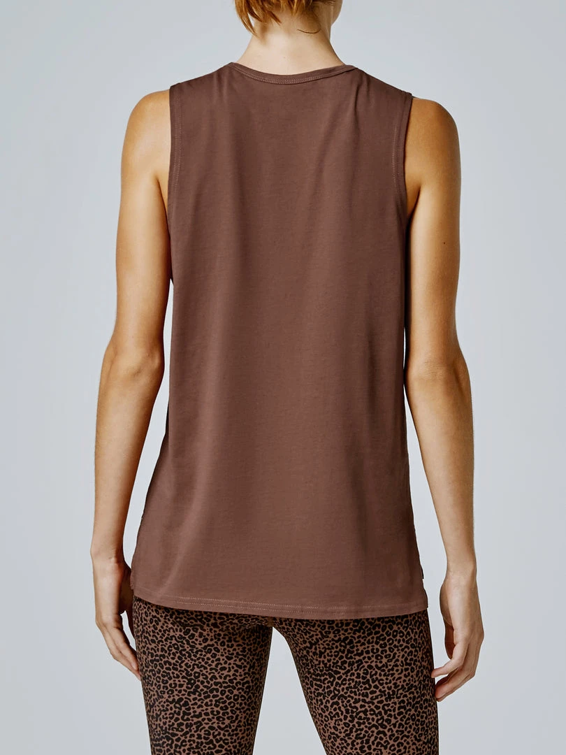 Tops Running Bare Easy Rider Muscle Tank - Chestnut