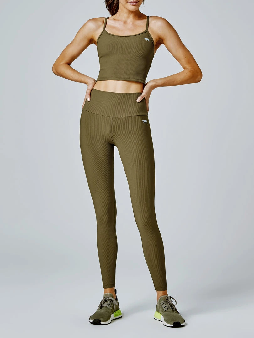 Running Bare Werk It! Ab-Waist Tight 28" - Camping