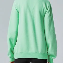Running Bare Legacy Crew Sweat - Neo Mint Tops