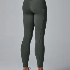 Running Bare Power Moves Ab-Waist Tight - Moss (Adult)