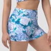 Dancewear Uactiv Rosette Shorts - Blue Roses