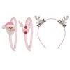 Pink Poppy Christmas Party Headband Accessories