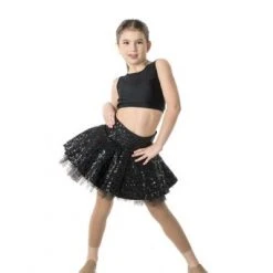 Skirts Studio 7 Sequin Skater Skirt | Child