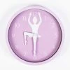 Mad Ally Ballerina Clock - Pink Accessories