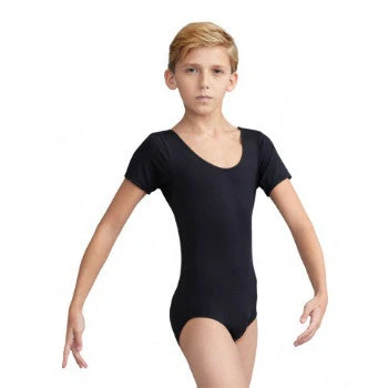 Capezio Tactel Short Sleeve Leotard (Boys) Leotards