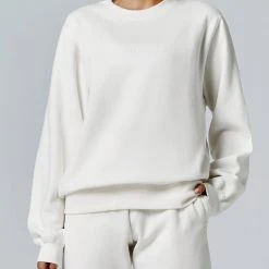 Running Bare Legacy Crew Sweat - Ivory