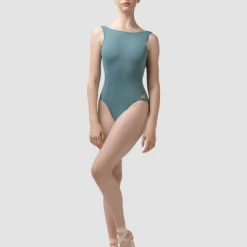 Uactiv Tamara Leotard - Green Jasper Dancewear