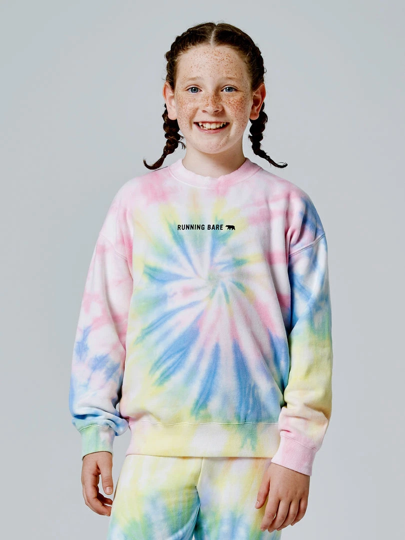 Running Bare Girls Legacy Crew Sweat - Unicorn