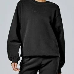 Running Bare Legacy Crew Sweat - Black