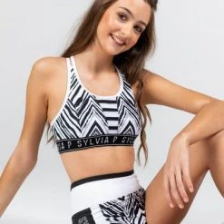 Sylvia P Zazu Crop Top Dance Active