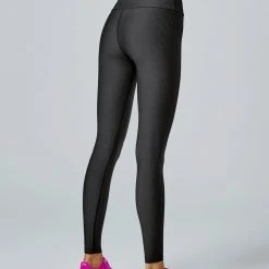 Running Bare Werk It! Ab-Waist Tight 28" - Black