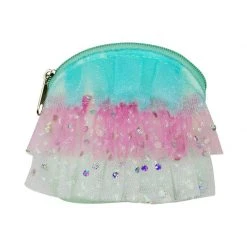 Pink Poppy Bouquet Ballet Ruffle Coin Purse | Mint Accessories