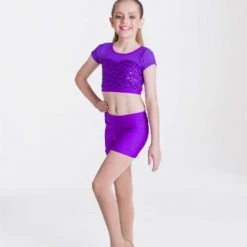 Studio 7 Attitude Sequin Crop Top