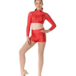 Studio 7 Ready-To-Wear Costuming Down Town Long Sleeve Crop