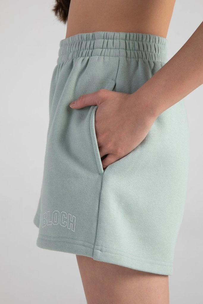 Dance Active Bloch SALE | Off-Duty Terry Short | Sage $35.00