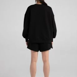 Dance Active Bloch SALE | Off-Duty Terry Crew Pullover | Black $50.00