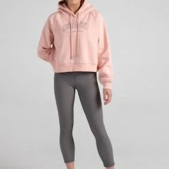 Bloch Off-Duty Terry Crop Hoodie | Blush $79.95