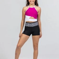 Sylvia P Asher Cropped Singlet | Dragon Fruit