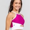Sylvia P Asher Cropped Singlet | Dragon Fruit