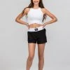 Sylvia P Staple Cropped Rib Singlet Dancewear
