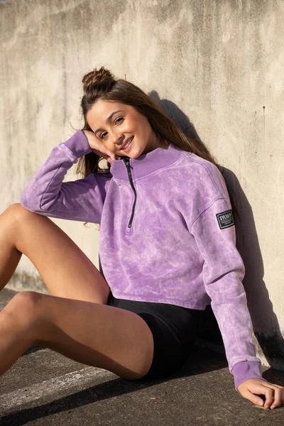 Dance Active Sylvia P Afterglo Half Zip Sweat