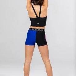 Sylvia P Iconic Long-Line Crop Top Dance Active