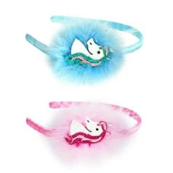 Pink Poppy Fluffy Unicorn Headband