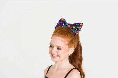 Studio 7 Headpieces Sequin Hair Bow