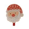 Pink Poppy Rhinestone Santa Hairclip Accessories