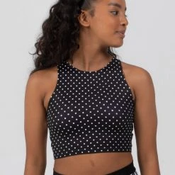 Sylvia P Rosa Reversible Cropped Singlet Tops