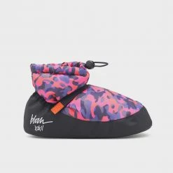 Knits & Warm-Up Bloch Limited Edition Ankle Warm Up Booties | Camo Pink